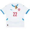 Fotbalový Dres česká Republika Soucek 22 Venkovní Dresy ME 2024